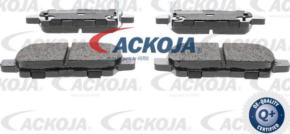 ACKOJA A38-0035 - Гальмівні колодки, дискові гальма autocars.com.ua