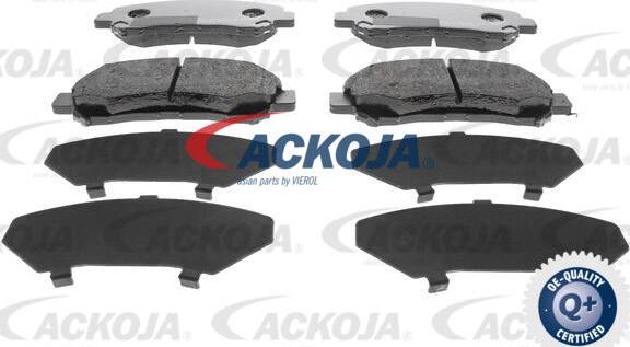 ACKOJA A38-0036 - Гальмівні колодки, дискові гальма autocars.com.ua