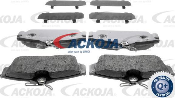 ACKOJA A38-0048 - Гальмівні колодки, дискові гальма autocars.com.ua