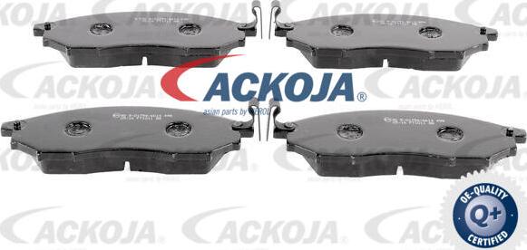 ACKOJA A38-0150 - Гальмівні колодки, дискові гальма autocars.com.ua