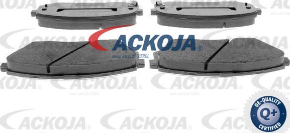 ACKOJA A52-0074 - Гальмівні колодки, дискові гальма autocars.com.ua