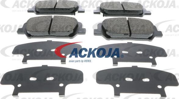 ACKOJA A52-0294 - Гальмівні колодки, дискові гальма autocars.com.ua