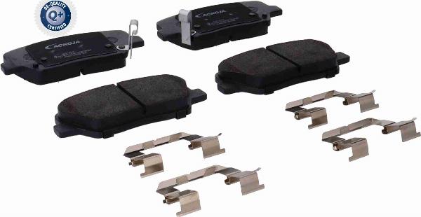 ACKOJA A52-0556 - Гальмівні колодки, дискові гальма autocars.com.ua