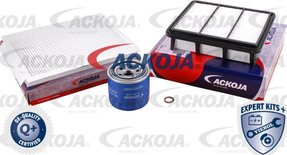 ACKOJA A52-2001 - Комплект фільтра autocars.com.ua