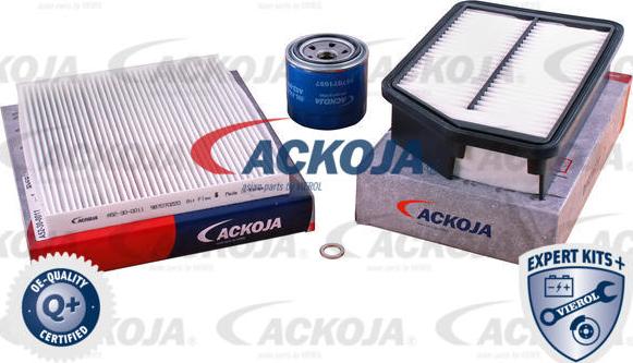 ACKOJA A52-2002 - Комплект фільтра autocars.com.ua