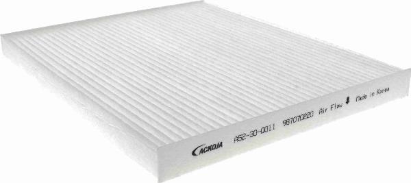 ACKOJA A52-30-0011 - Фільтр, повітря у внутрішній простір autocars.com.ua