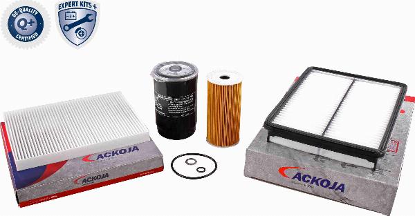 ACKOJA A52-2011 - Комплект фільтра autocars.com.ua