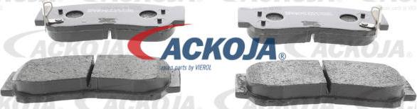 ACKOJA A52-2104 - Гальмівні колодки, дискові гальма autocars.com.ua