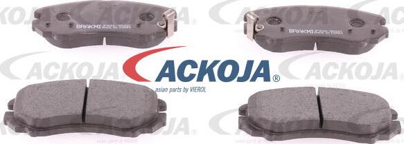 ACKOJA A52-2108 - Гальмівні колодки, дискові гальма autocars.com.ua