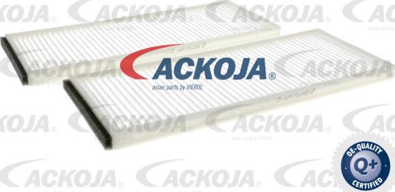 ACKOJA A52-30-0026 - Фільтр, повітря у внутрішній простір autocars.com.ua