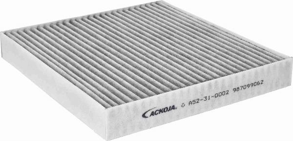 ACKOJA A52-31-0002 - Фільтр, повітря у внутрішній простір autocars.com.ua