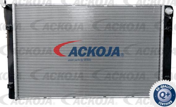 ACKOJA A52-60-0016 - Радіатор, охолодження двигуна autocars.com.ua