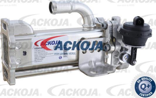 ACKOJA A52-63-0037 - Радіатор, рециркуляція ОГ autocars.com.ua