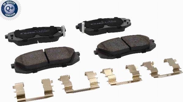 ACKOJA A53-0142 - Гальмівні колодки, дискові гальма autocars.com.ua