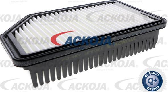 ACKOJA A53-0407 - Повітряний фільтр autocars.com.ua