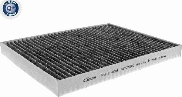 ACKOJA A53-31-0009 - Фільтр, повітря у внутрішній простір autocars.com.ua