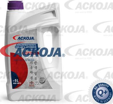 ACKOJA A60-0012 - Антифриз autocars.com.ua