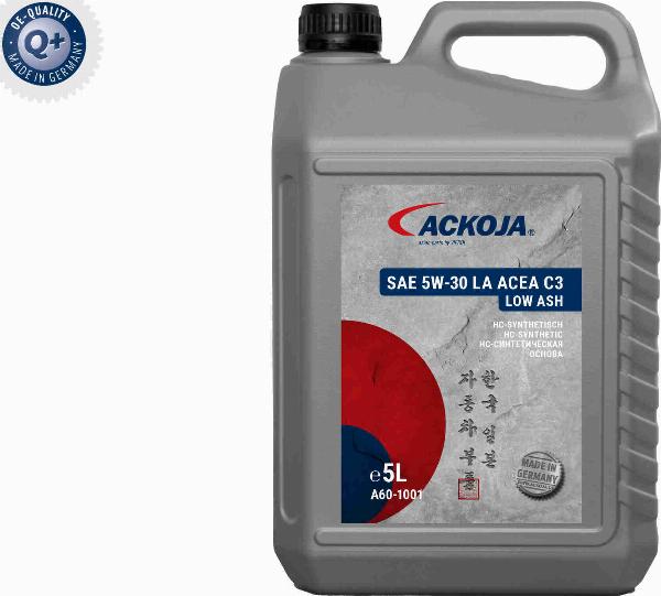 ACKOJA A60-1001 - Моторне масло autocars.com.ua