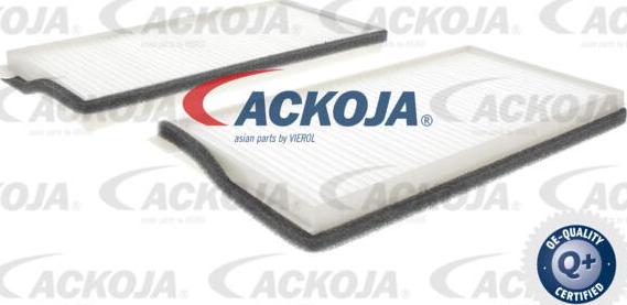 ACKOJA A63-30-0001 - Фільтр, повітря у внутрішній простір autocars.com.ua