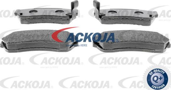 ACKOJA A64-0017 - Гальмівні колодки, дискові гальма autocars.com.ua