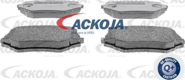 ACKOJA A64-0018 - Гальмівні колодки, дискові гальма autocars.com.ua