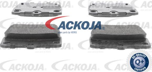 ACKOJA A70-0026 - Гальмівні колодки, дискові гальма autocars.com.ua