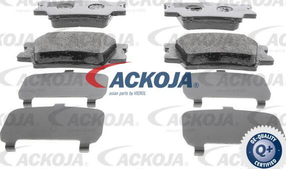 ACKOJA A70-0028 - Гальмівні колодки, дискові гальма autocars.com.ua