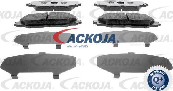 ACKOJA A70-0029 - Гальмівні колодки, дискові гальма autocars.com.ua