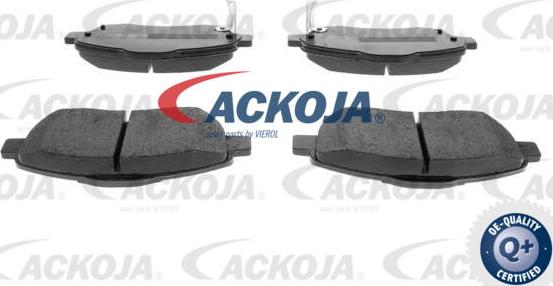 ACKOJA A70-0030 - Гальмівні колодки, дискові гальма autocars.com.ua