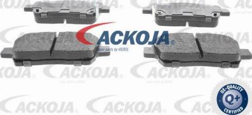 ACKOJA A70-0033 - Гальмівні колодки, дискові гальма autocars.com.ua