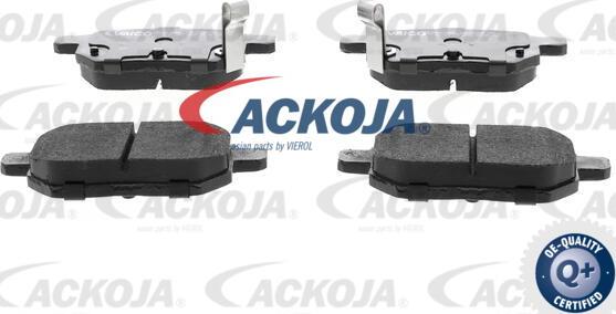 ACKOJA A70-0038 - Гальмівні колодки, дискові гальма autocars.com.ua