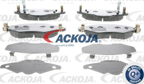 ACKOJA A70-0041 - Гальмівні колодки, дискові гальма autocars.com.ua