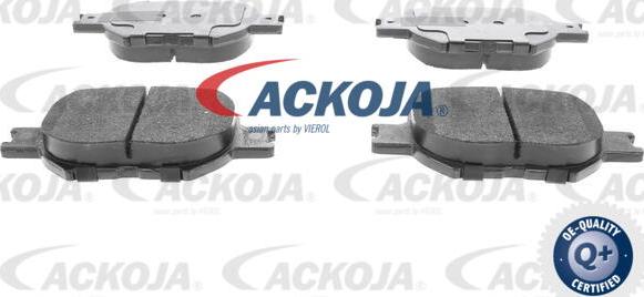 ACKOJA A70-0053 - Гальмівні колодки, дискові гальма autocars.com.ua