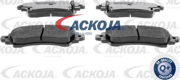 ACKOJA A70-0054 - Гальмівні колодки, дискові гальма autocars.com.ua