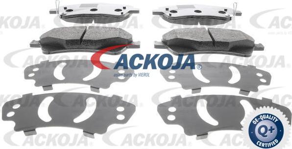 ACKOJA A70-0087 - Гальмівні колодки, дискові гальма autocars.com.ua