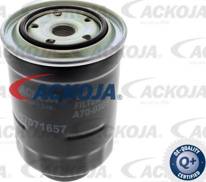 ACKOJA A70-0301 - Паливний фільтр autocars.com.ua