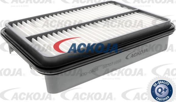 ACKOJA A70-0408 - Повітряний фільтр autocars.com.ua