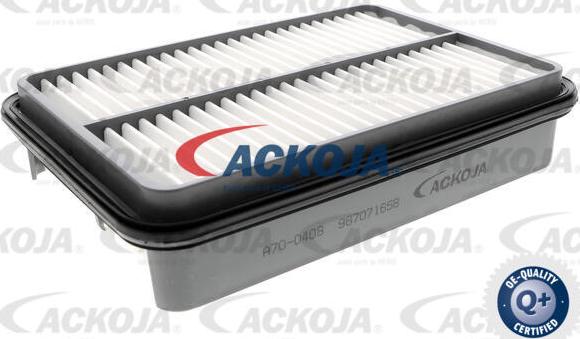 ACKOJA A70-0408 - Повітряний фільтр autocars.com.ua