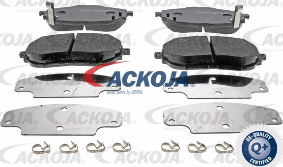 ACKOJA A70-0470 - Гальмівні колодки, дискові гальма autocars.com.ua