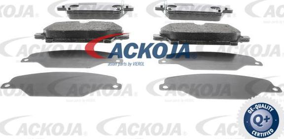 ACKOJAP A26-0089 - Гальмівні колодки, дискові гальма autocars.com.ua