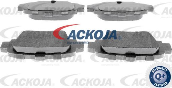 ACKOJAP A38-0130 - Гальмівні колодки, дискові гальма autocars.com.ua