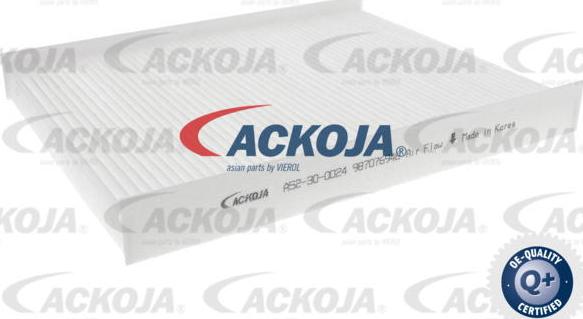 ACKOJAP A52-30-0024 - Фільтр, повітря у внутрішній простір autocars.com.ua