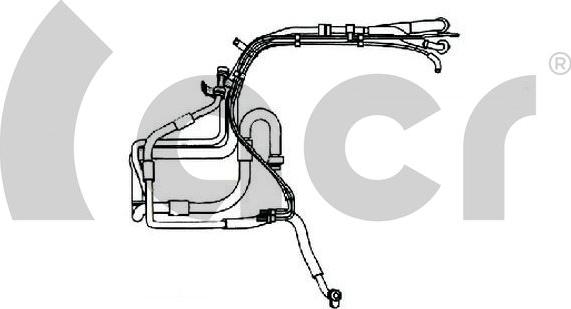 ACR 119291 - Трубопровід високого / низького тиску, кондиціонер autocars.com.ua