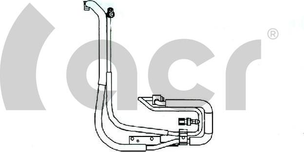 ACR 119296 - Трубопровід високого / низького тиску, кондиціонер autocars.com.ua