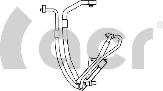 ACR 119799 - Трубопровід високого / низького тиску, кондиціонер autocars.com.ua