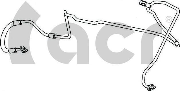 ACR 119963 - Трубопровід високого / низького тиску, кондиціонер autocars.com.ua