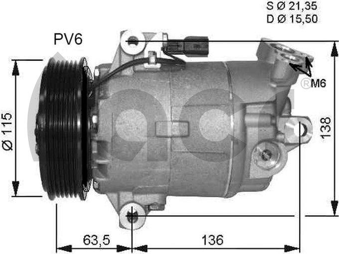 ACR 133182R - Компрессор кондиционера autodnr.net