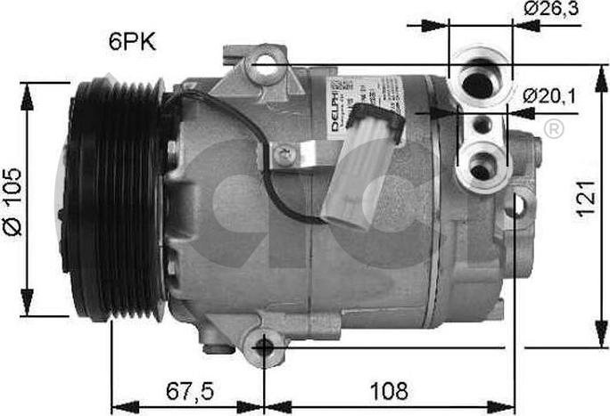 ACR 133188 - Компресор, кондиціонер autocars.com.ua