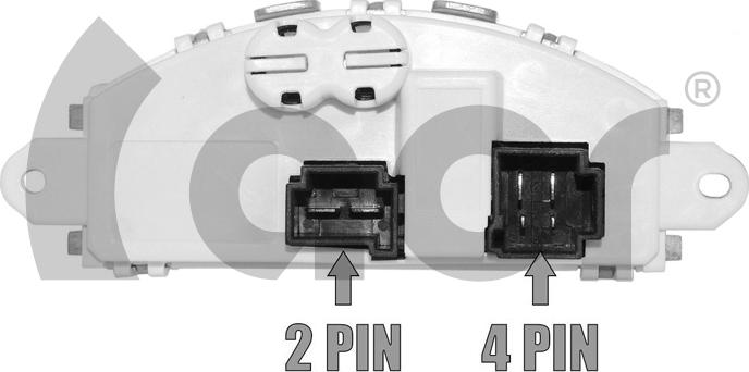 ACR 160350 - Сопротивление, реле, вентилятор салона autodnr.net