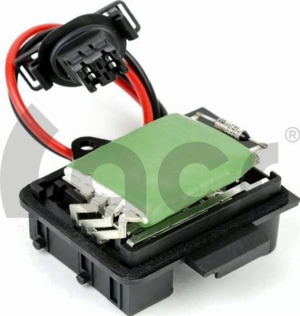 ACR 160539 - Опір, реле, вентилятор салону autocars.com.ua